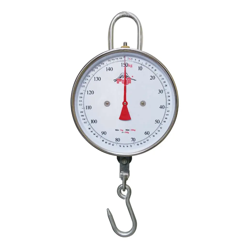 150kg x 500g Fuji Dial Hanging Scale1Salter Type Hook Big New