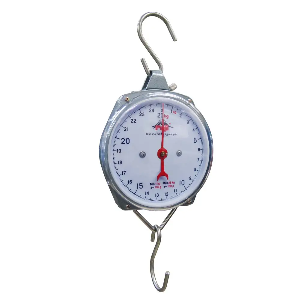 Fuji Dial Hanging Scale, 25 kg x 100 g / 55 lb x 4 oz,  Hook Type