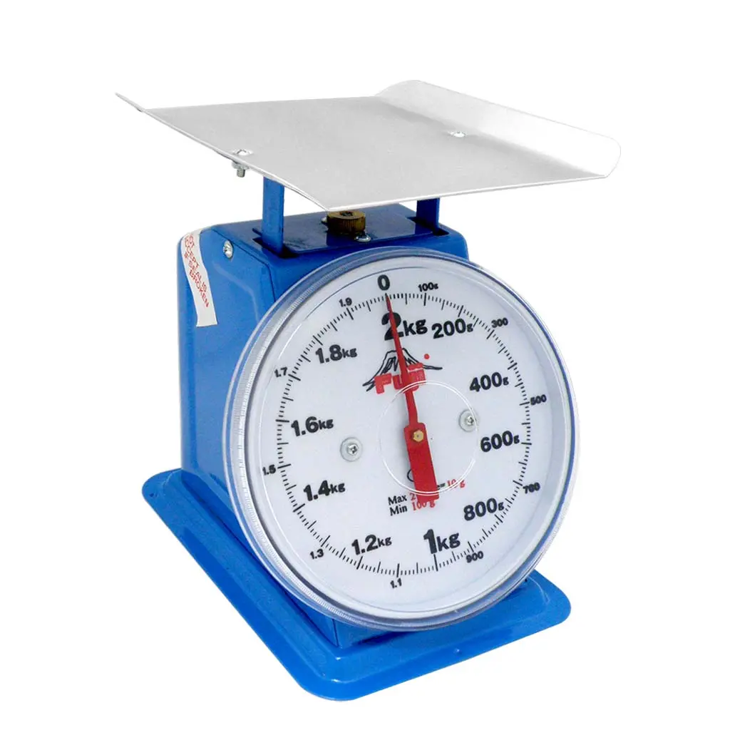 Fuji Dial Table Scale, 2 kg x 10 g, Flat Plate